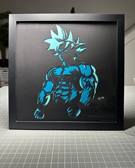 Dragon Ball Z 3D Layered Wall Art
