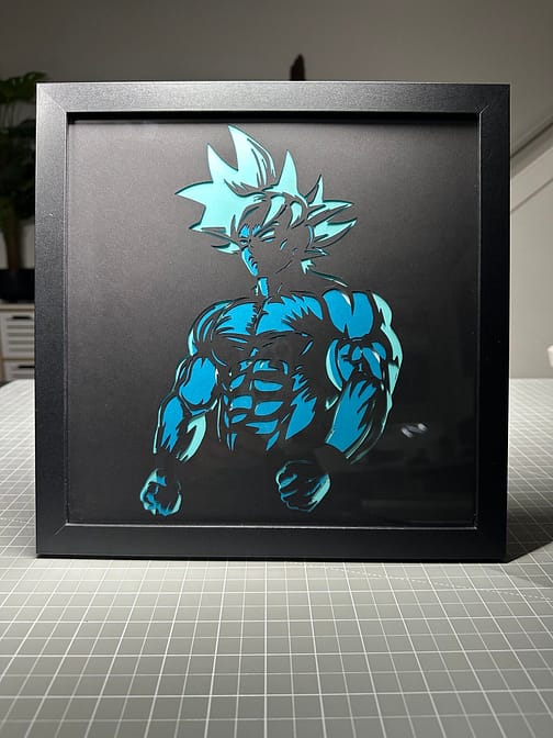 Dragon Ball Z 3D Layered Wall Art